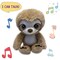 Mighty Mojo Sloth Mimic Talking Plush Toy Early Learning Kids Animal 12 Inch